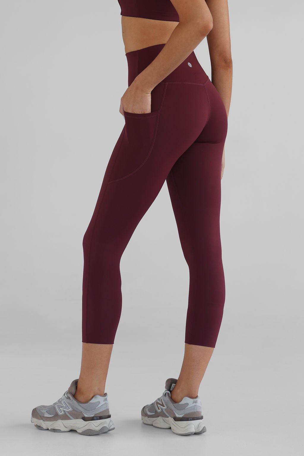 SCULPT 7/8 Pocket Leggings - Cherry Cola