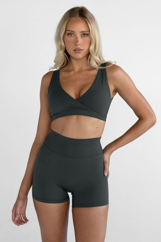 4" Sculpt Bike Shorts - Deep Forrest