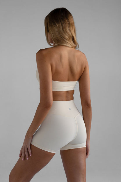 4" Sculpt Bike Shorts - French Vanilla