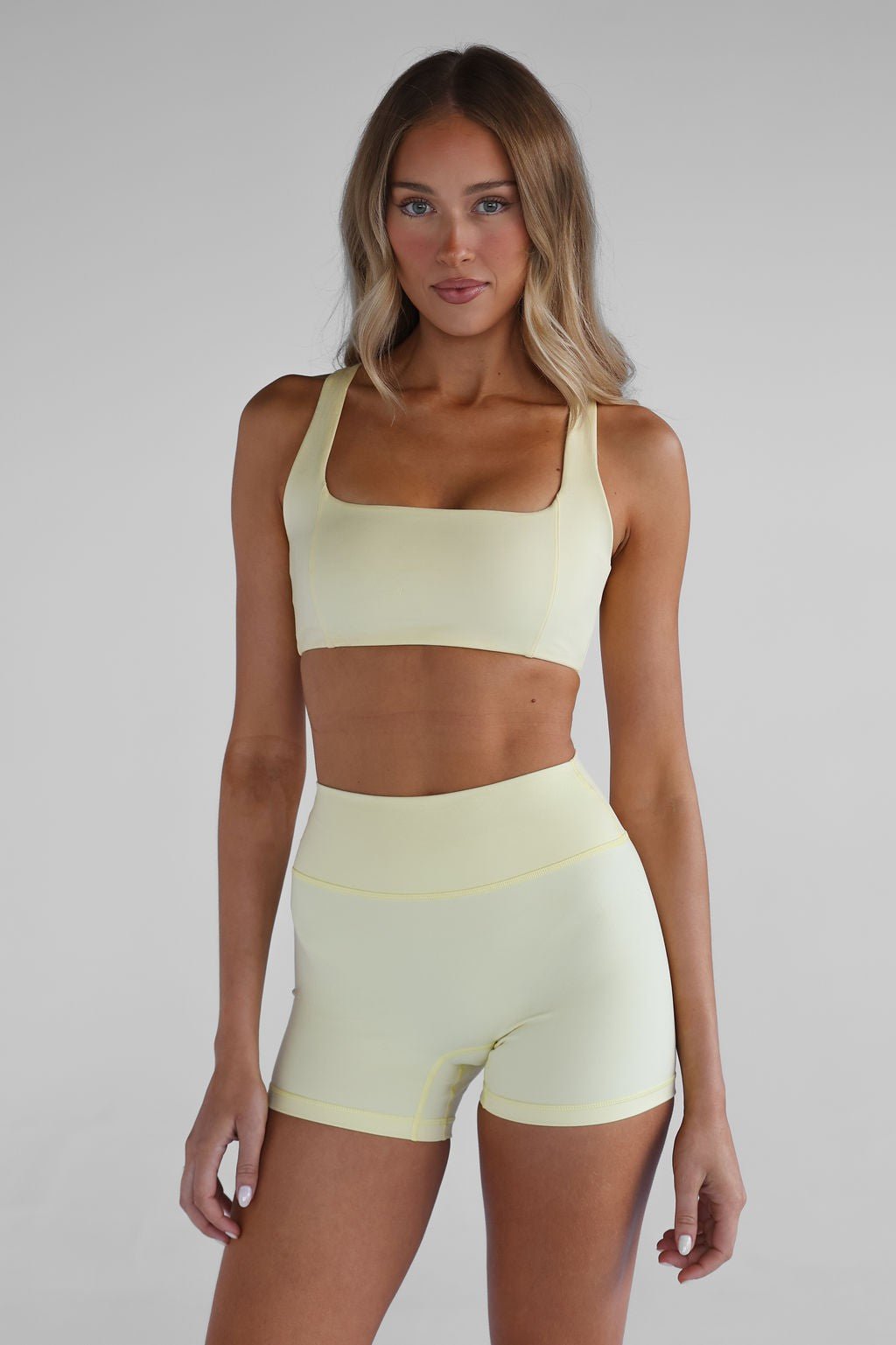 4" Sculpt Bike Shorts - Lemontini