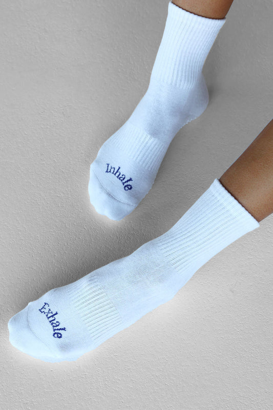 Breathe Grip Socks - Cobalt