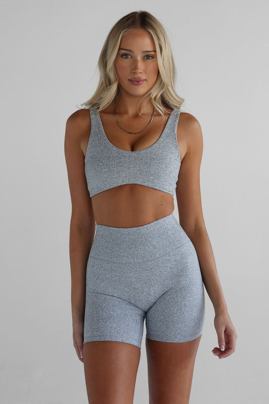 Classic 6" Bike Shorts - Marl Grey