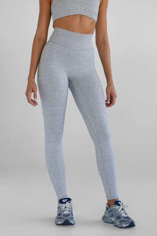 Classic Full Length Leggings - Marl Grey