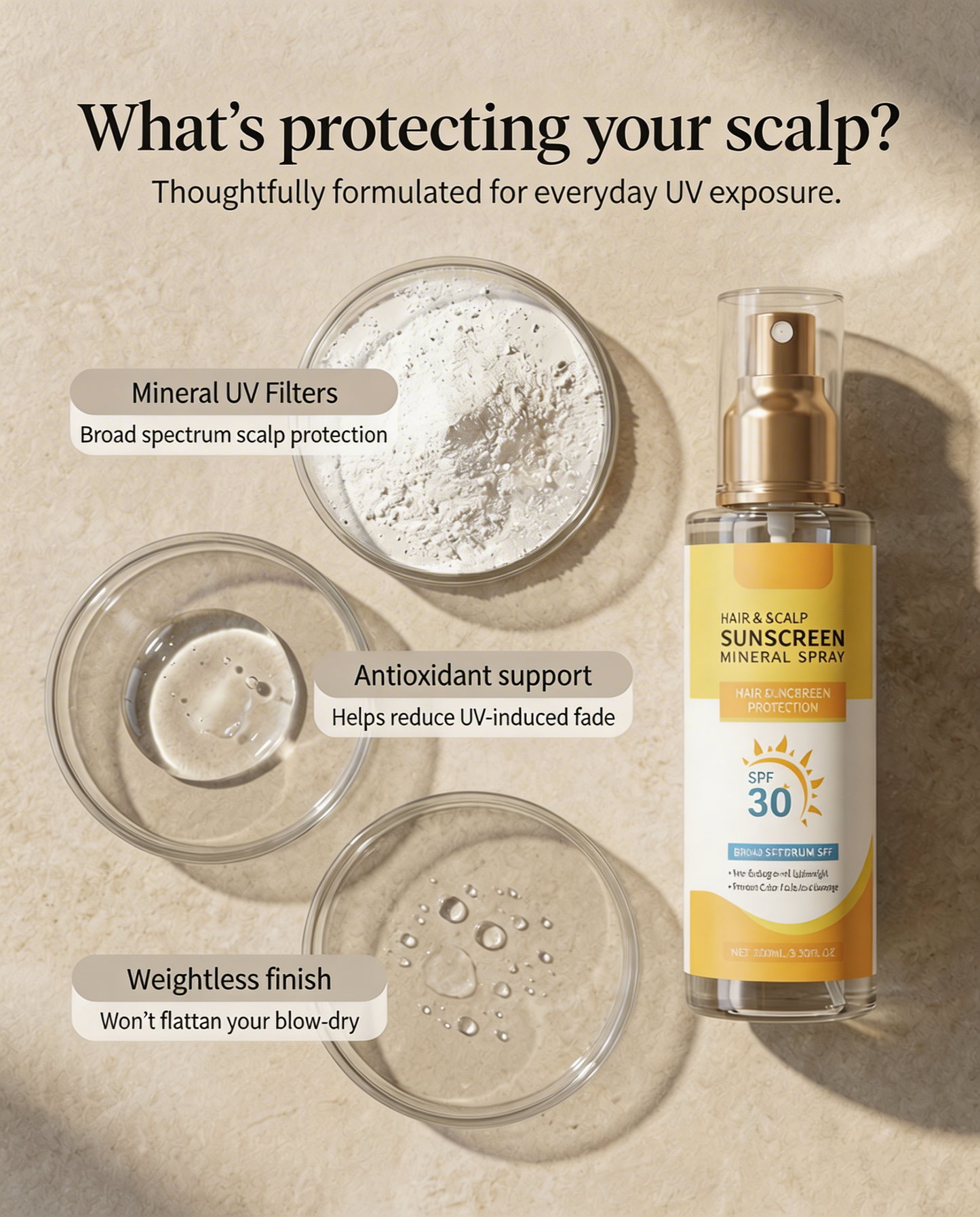 Hair & Scalp SPF 30+ Mist