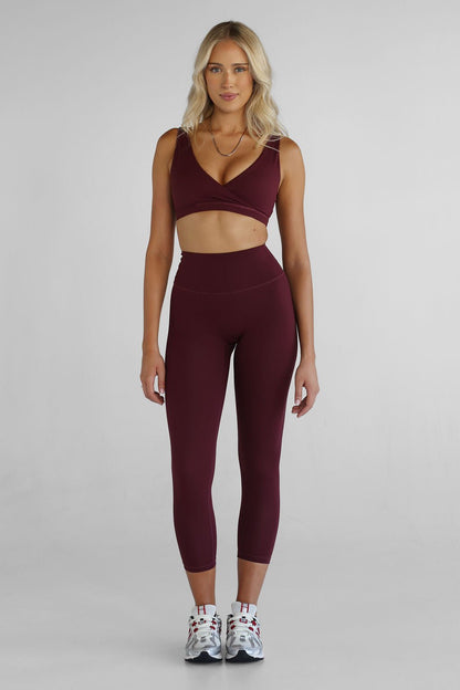 SCULPT 7/8 Leggings - Cherry Cola