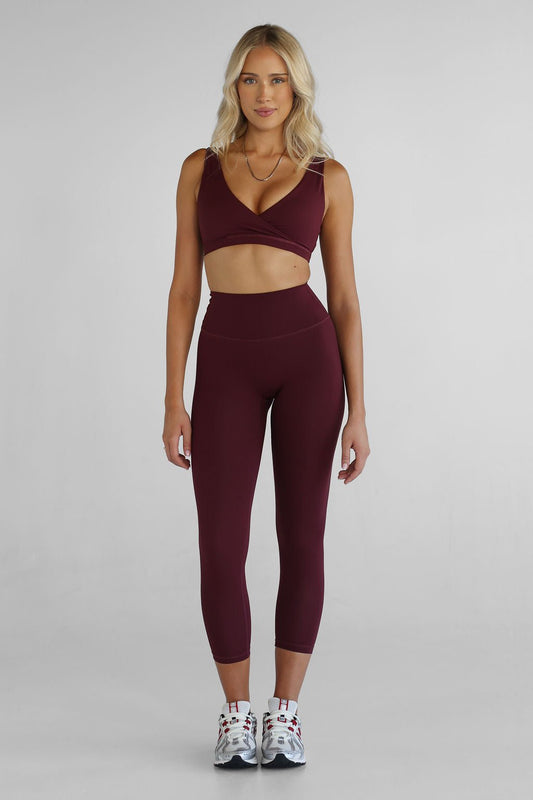 SCULPT 7/8 Leggings - Cherry Cola