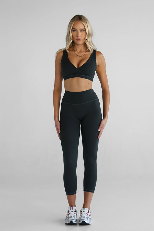 SCULPT 7/8 Leggings - Deep Forrest