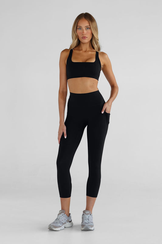 SCULPT 7/8 Pocket Leggings - Black