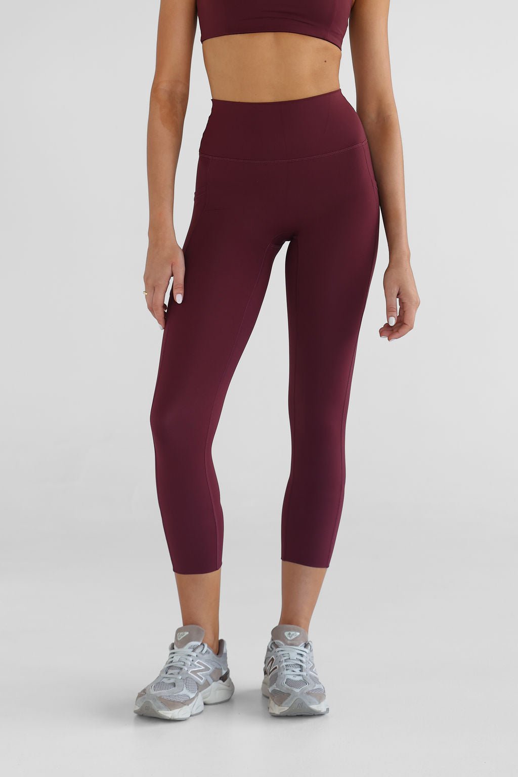 SCULPT 7/8 Pocket Leggings - Cherry Cola