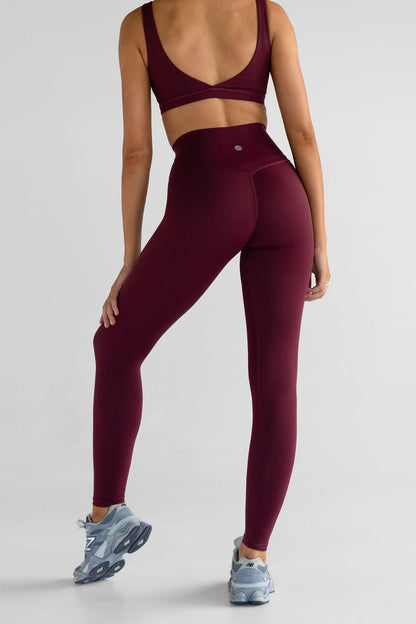 SCULPT Full Length Leggings - Cherry Cola