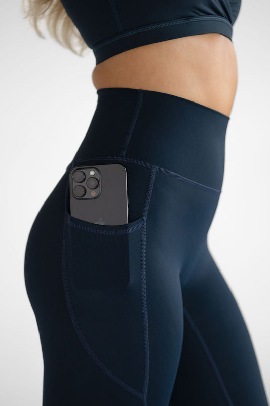 SCULPT Pocket Full Length Leggings - Navy