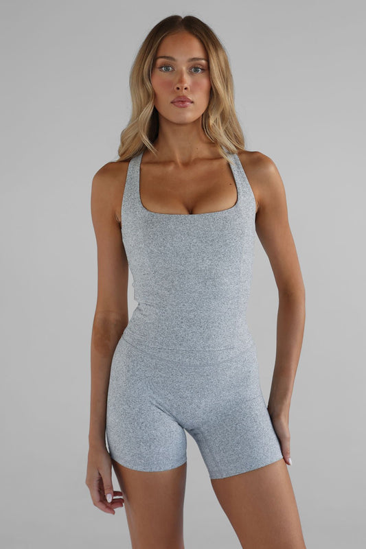 Shape Tank - Marl Grey